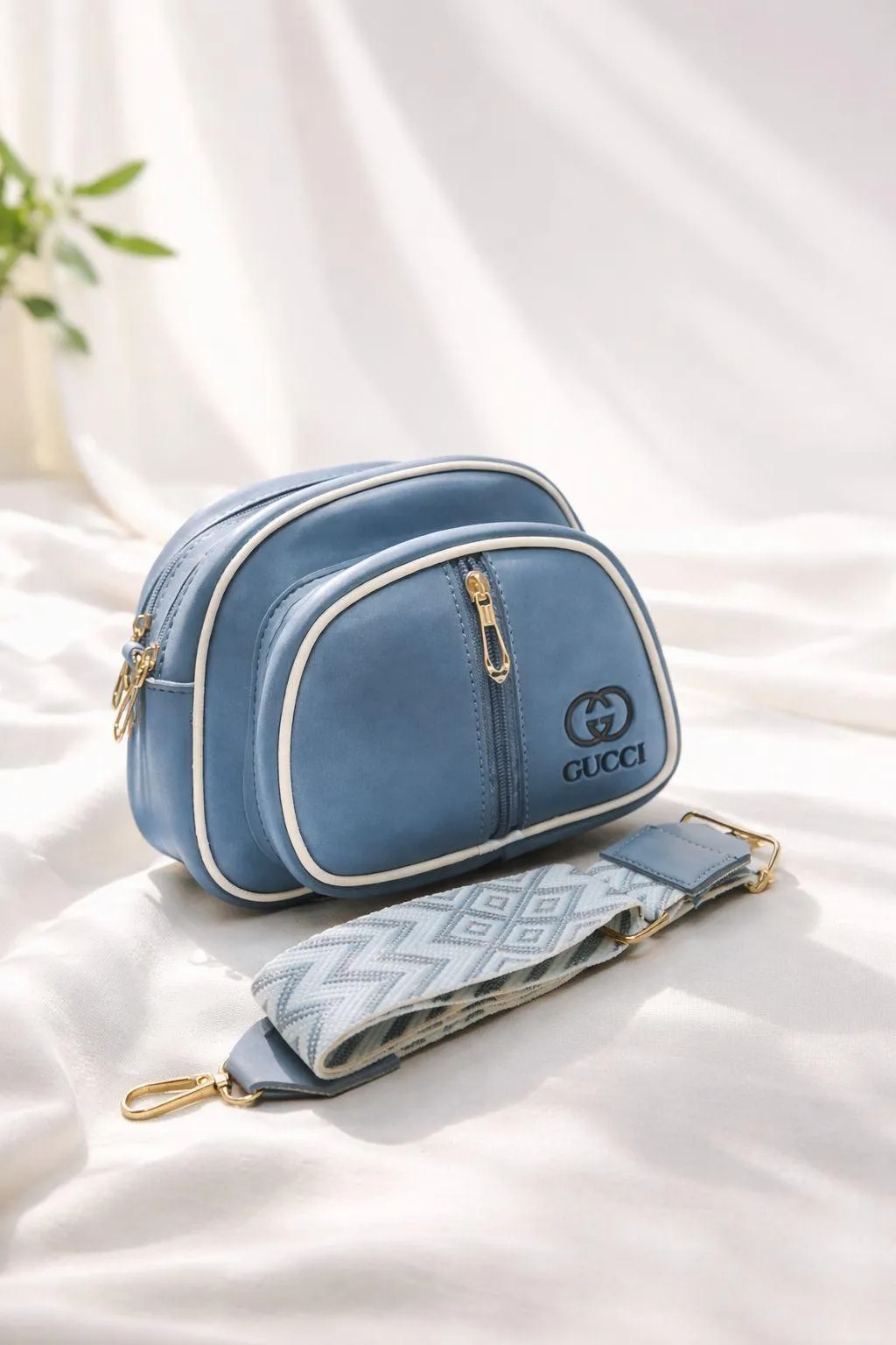 Girl's Leather Plain Shoulder Bag