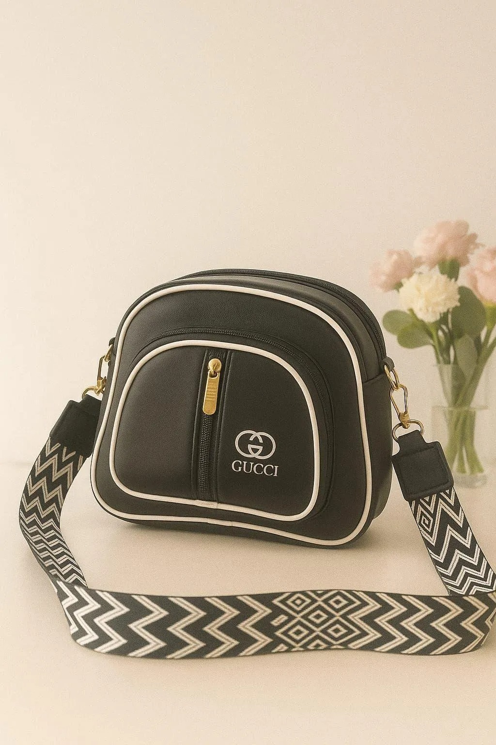 Girl's Leather Plain Shoulder Bag