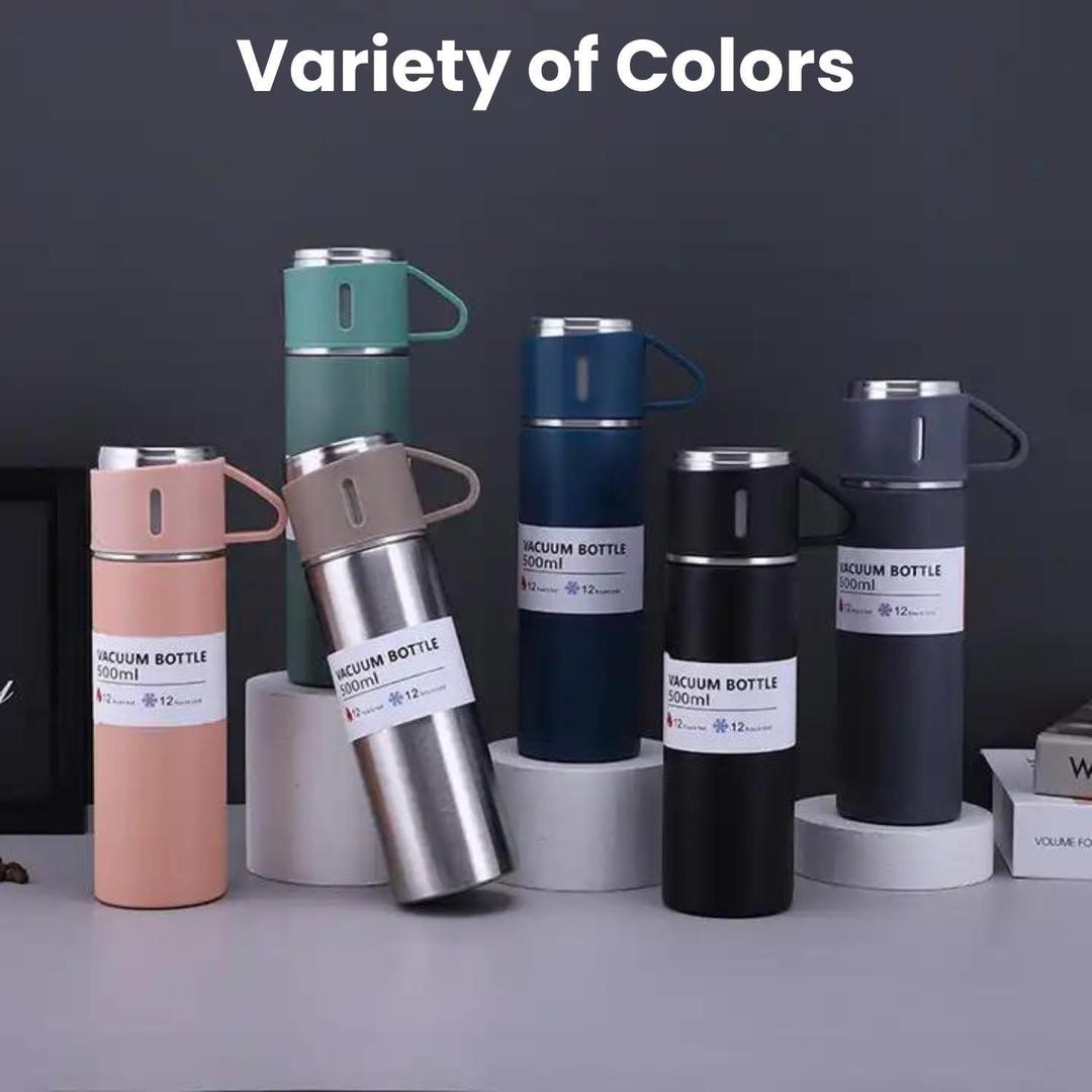 Vacuum Flask Set- 1 Pc for Ultimate Hydration