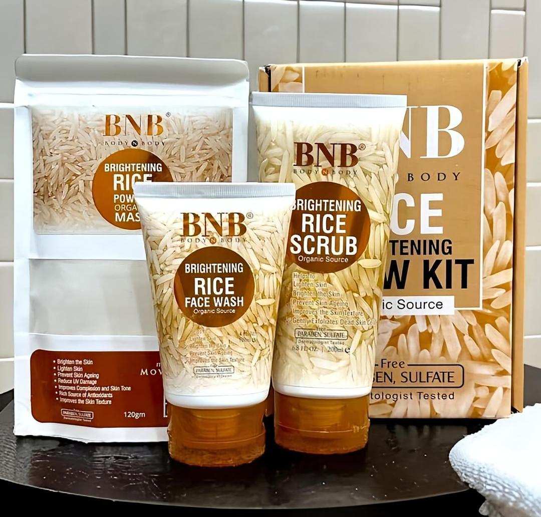 BNB Rice Extract Brightening Glow Kit