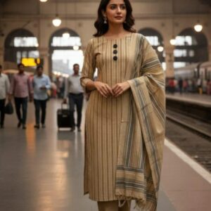 Summer Printed 3 Pcs Women Suit Cotton Lawn Multicolor