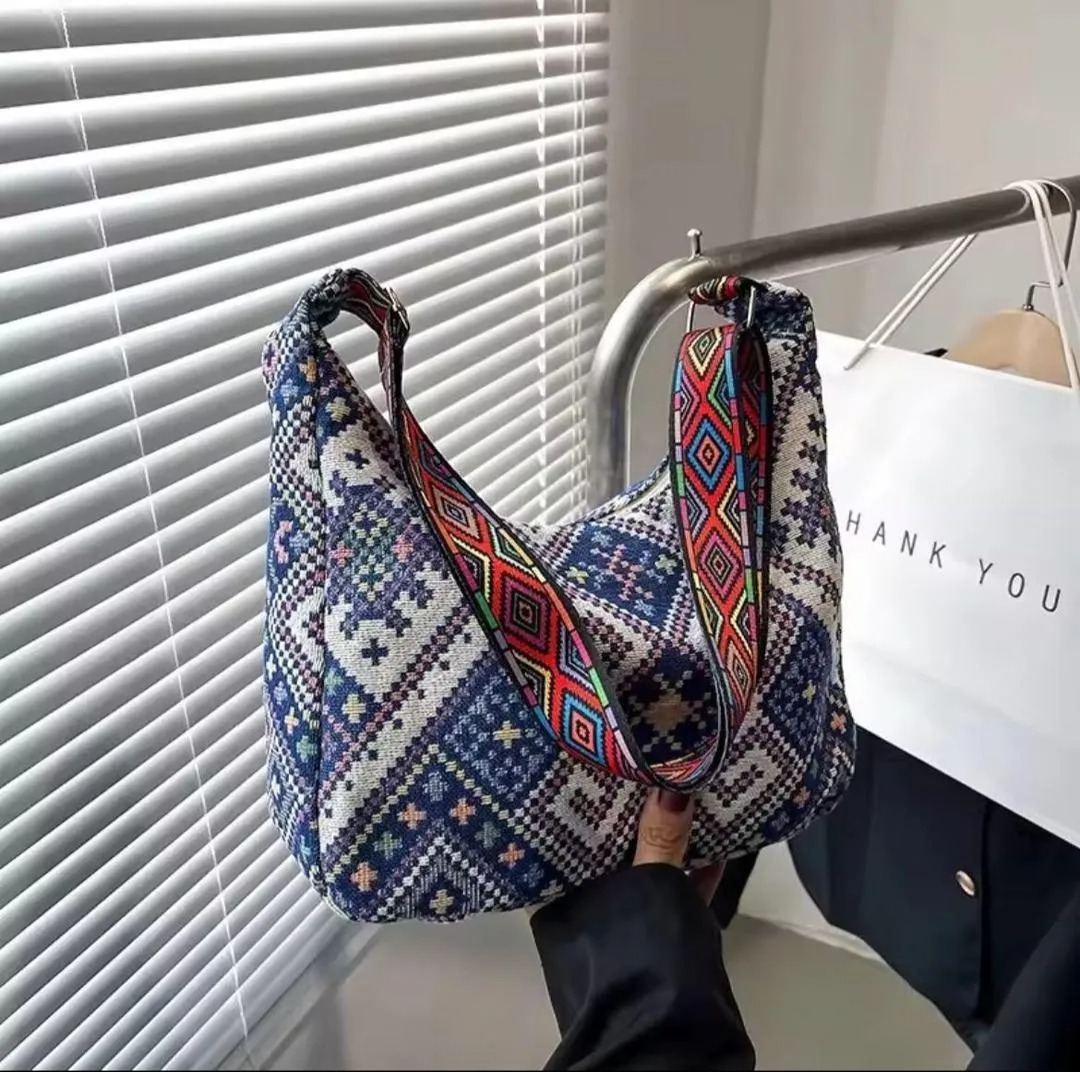 Canvas Shoulder Bag For Women's