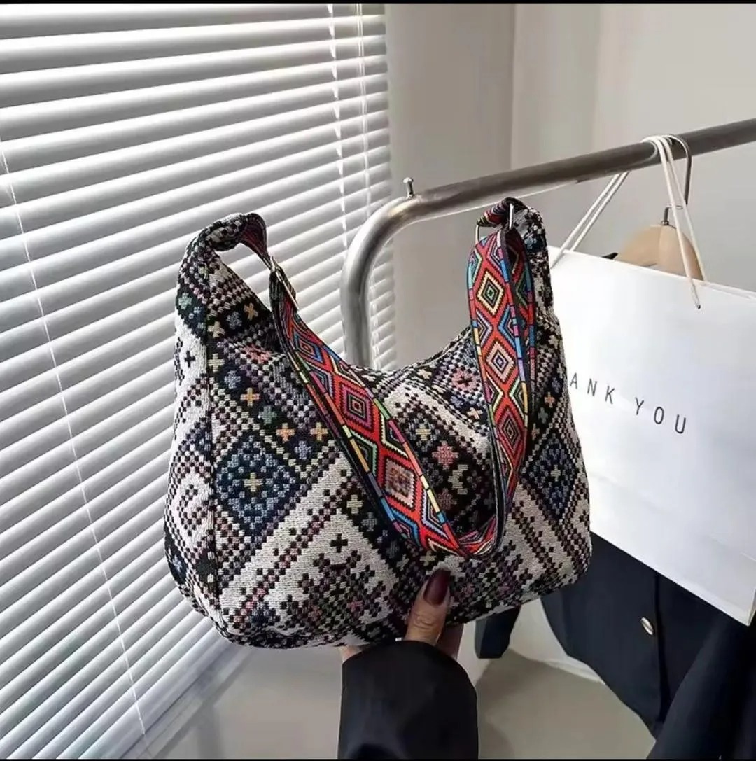 Canvas Shoulder Bag For Women's