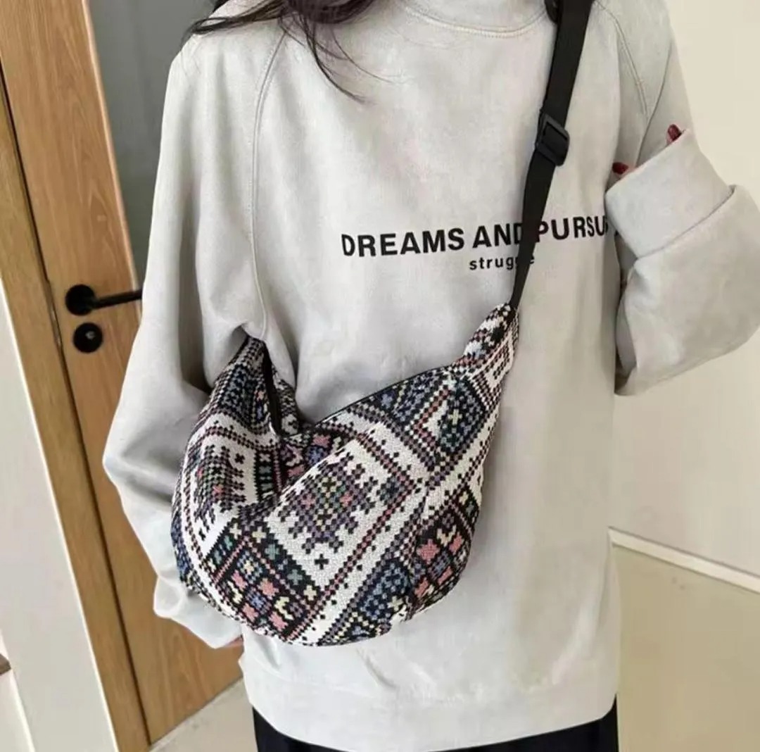 Canvas Shoulder Bag For Women's