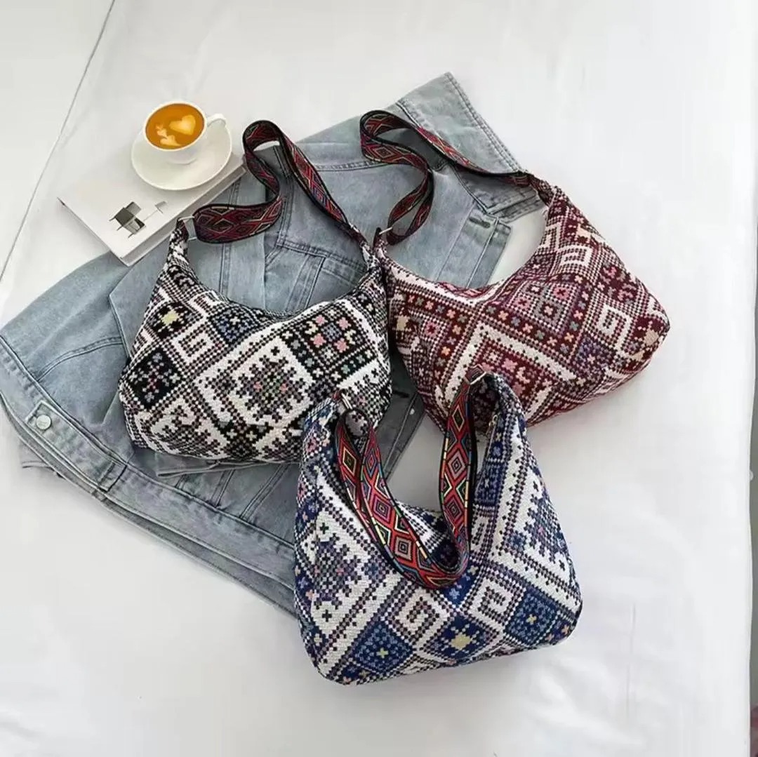 Canvas Shoulder Bag For Women's