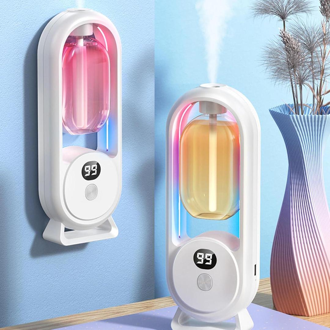 White LED Night Humidifier with Warm Atmosphere