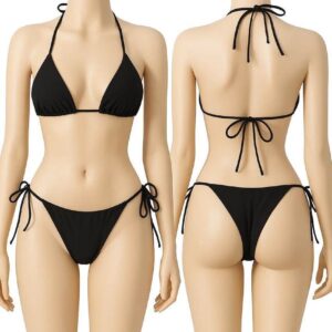Silk Plain Light Weight Bikini Set