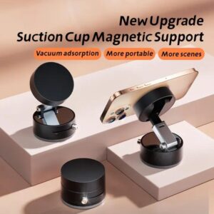 360 Degree Magnetic Phone Holder Black ABS