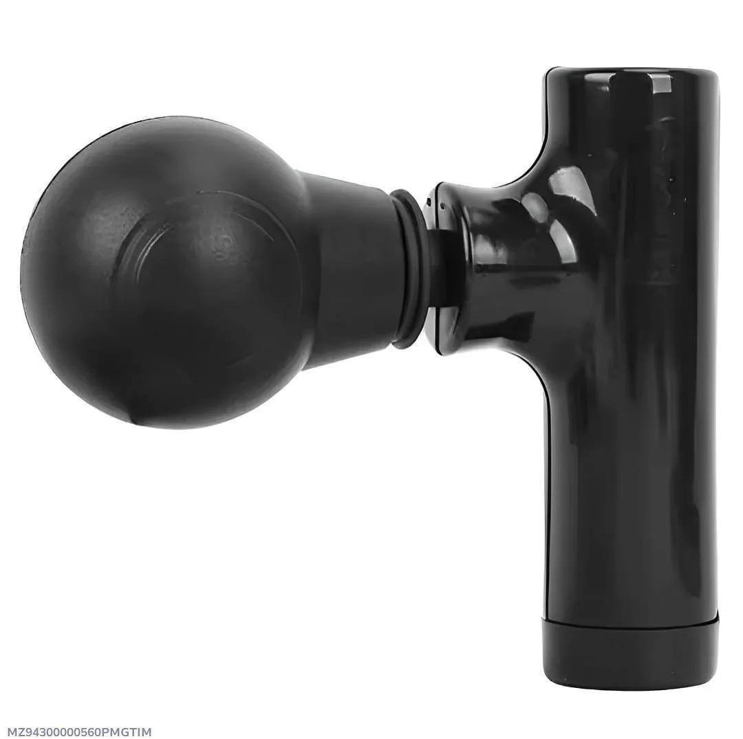 Mini Massager Gun Black ABS Portable