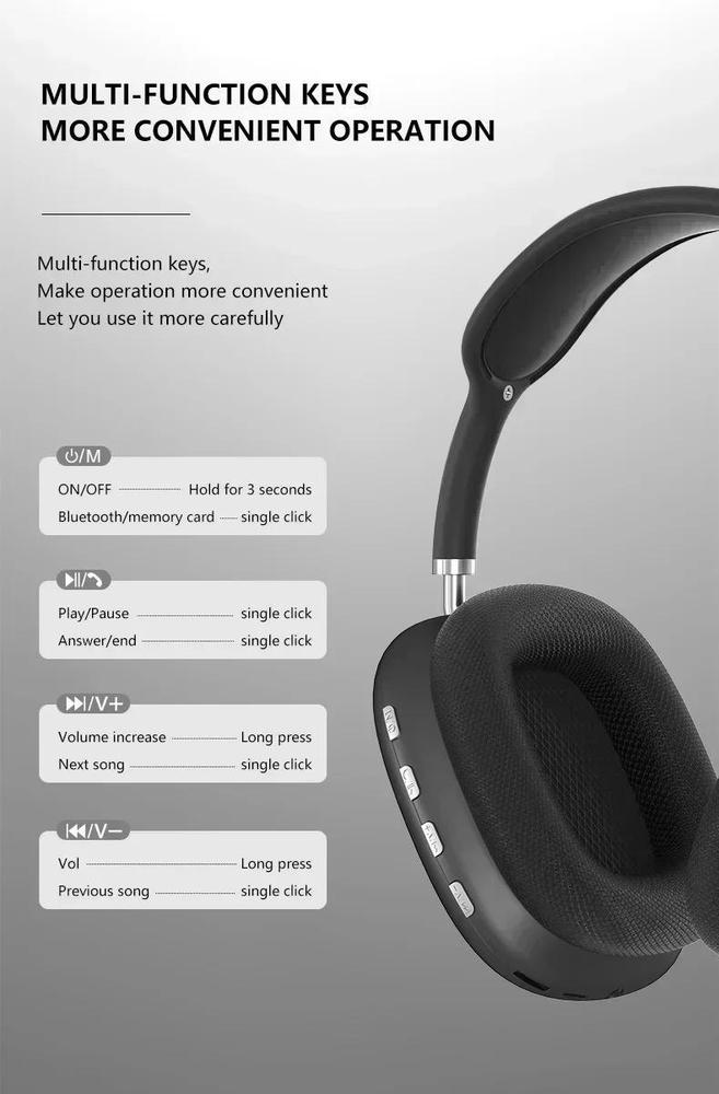 P9 Wireless Bluetooth Headphones