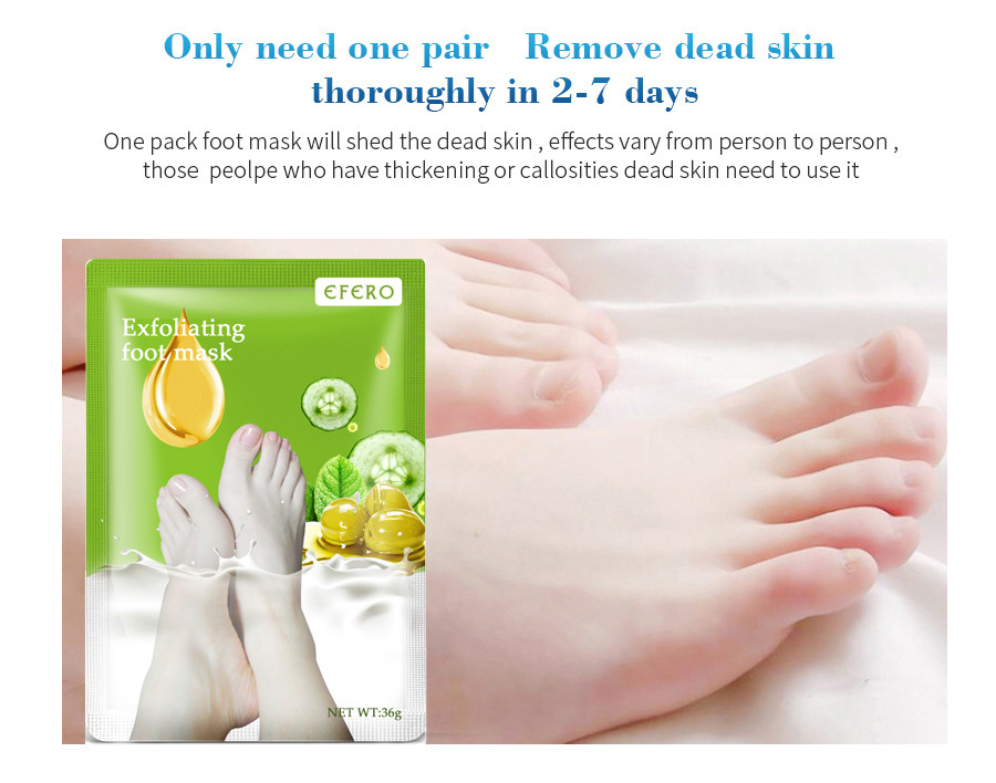 Exfoliating Foot Mask Foot SPA Pedicure Socks Removing Dead Skin Whitening Heels