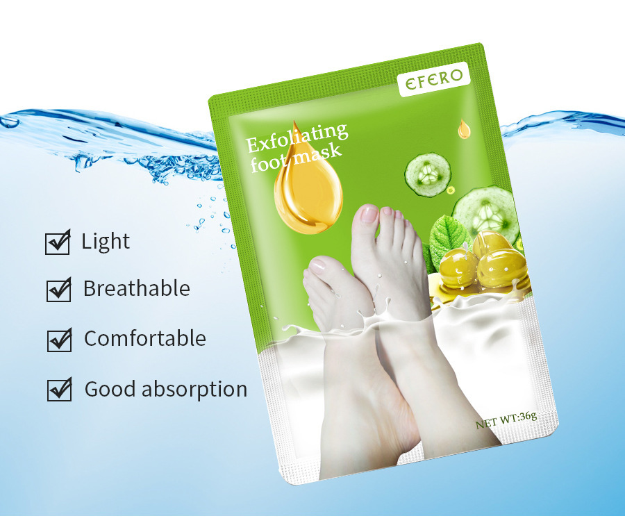 Exfoliating Foot Mask Foot SPA Pedicure Socks Removing Dead Skin Whitening Heels