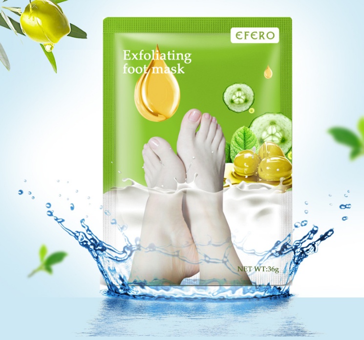 Exfoliating Foot Mask Foot SPA Pedicure Socks Removing Dead Skin Whitening Heels