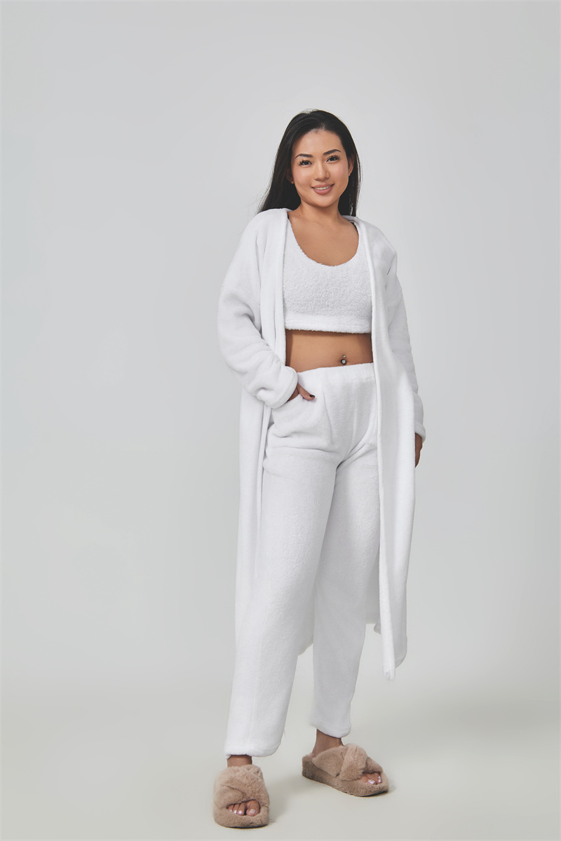 Cozy Pajama Set, 3 Piece Lounge Set, Cute Loungewear, Warm Suit Sets