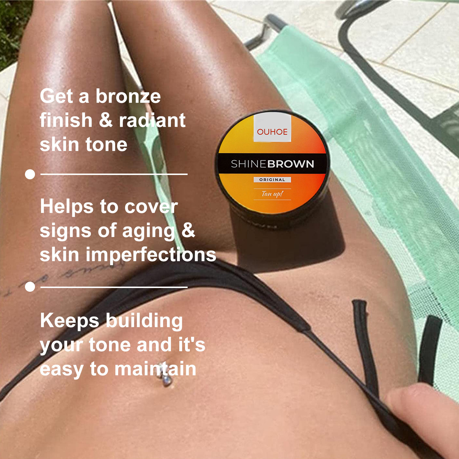 Luxe Body Tanning Cream & Aloe Vera Gel Combo