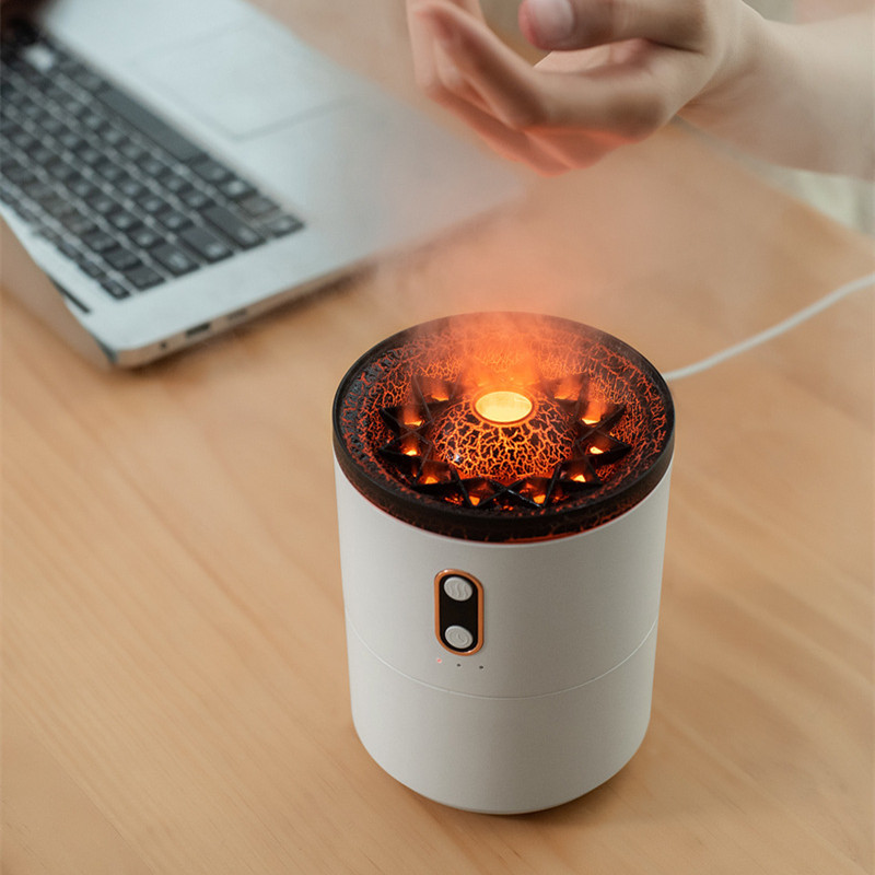 New USB Portable Jellyfish Air Humidifier Night Light Lamp Fragrance Humidifier