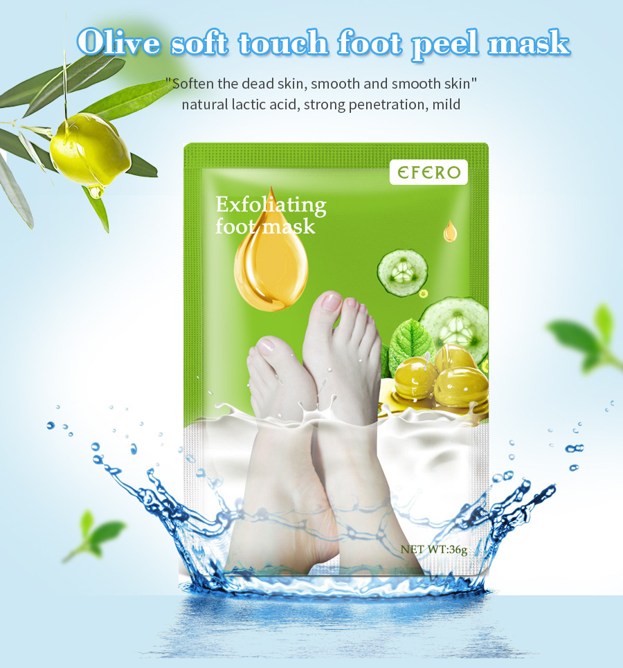 Exfoliating Foot Mask Foot SPA Pedicure Socks Removing Dead Skin Whitening Heels