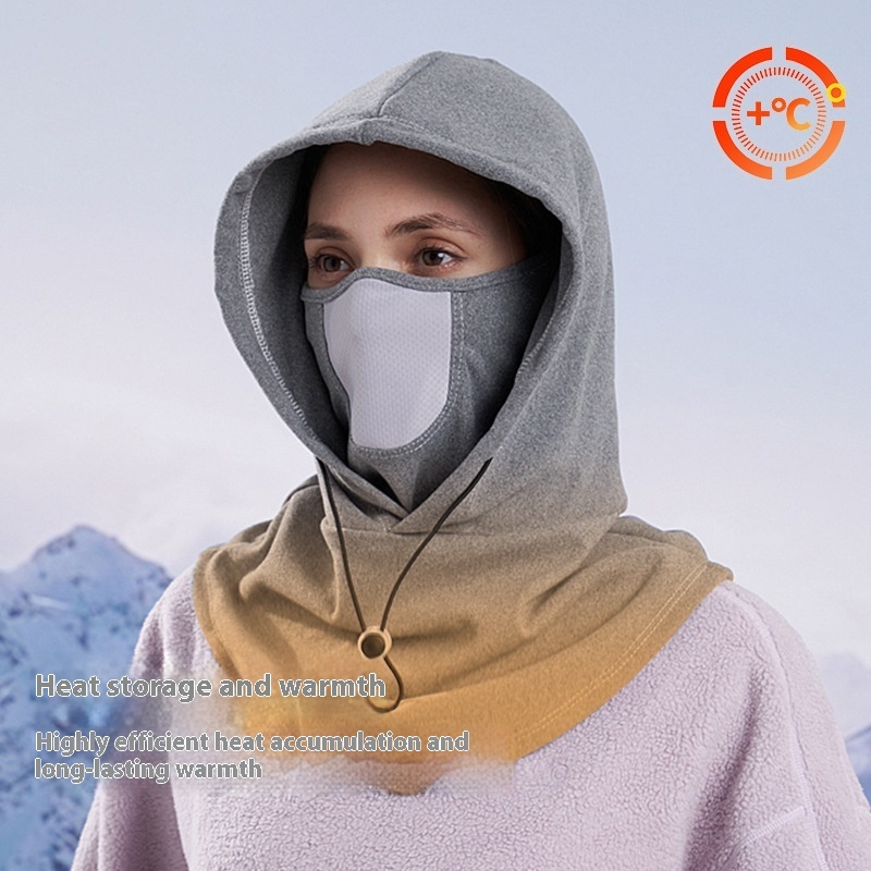 Winter Thermal Fleece Scarf Ski Face Mask Neck Warmer Hood