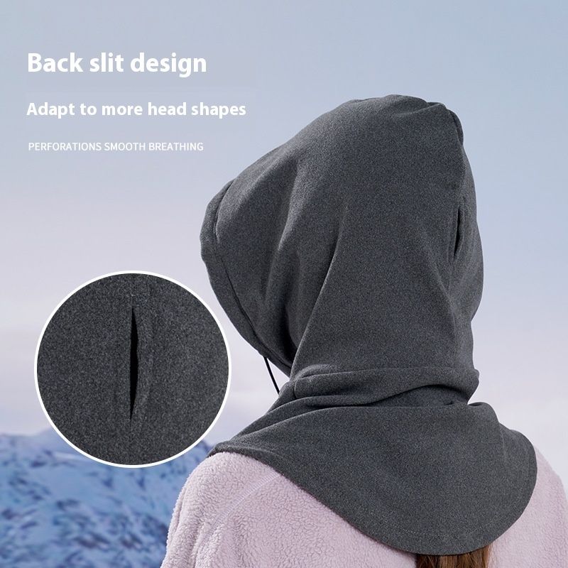 Winter Thermal Fleece Scarf Ski Face Mask Neck Warmer Hood