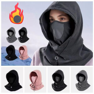Winter Thermal Fleece Scarf Ski Face Mask Neck Warmer Hood