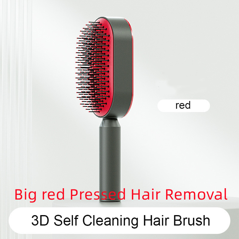 Self Cleaning Hair Brush For Women Pressed Hair Removal