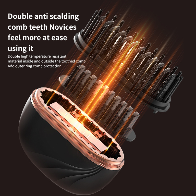 Mini Hair Straightening Comb Wireless Charging Portable Multifunctional Hair
